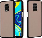 Xiaomi Redmi Note 9S / Note 9 Pro Hoesje met Shock Proof Bumper Zwart