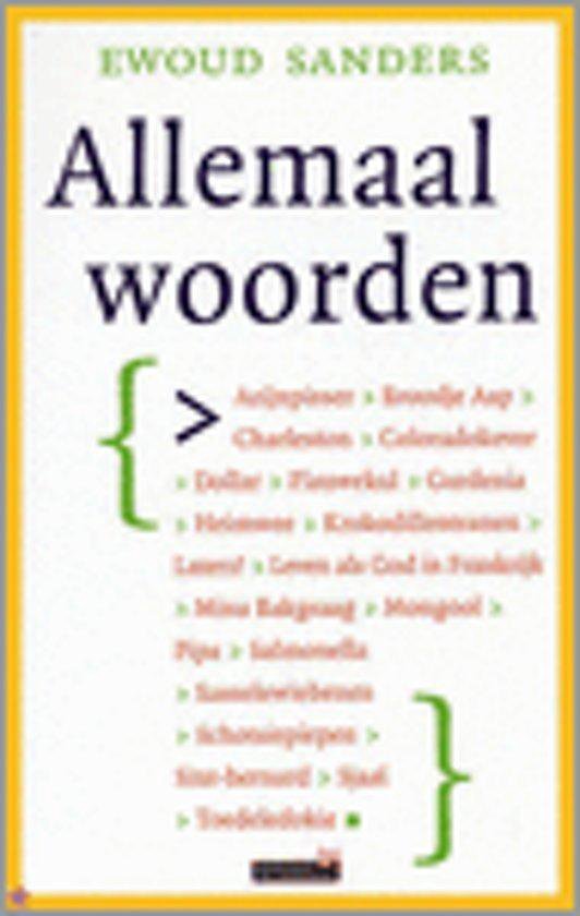 Allemaal Woorden - cover