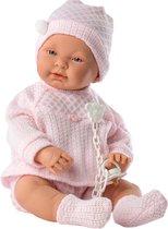 Llorens baby doll Sofia fille blanche avec tétine 45 cm