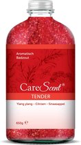 CareScent Tender Badzout | Bad Zout met Etherische Olie | Ylang ylang - Citroen - Sinaasappel | 650 gram