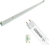 LED TL Armatuur met T8 Buis - OSRAM SubstiTUBE Value EM 865 - Aigi Dybolo - 150cm Enkel - 19.1W - Helder/Koud Wit 6500K - BSE