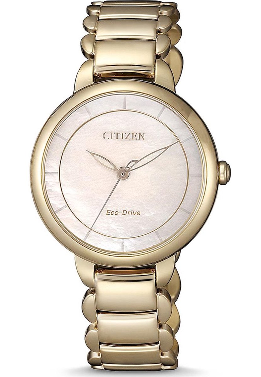 Citizen EM0673-83D Horloge - Staal - Goudkleurig - Ø 31 mm