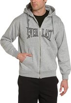 Everlast Sweatvest (Hoodie) - Met Capuchon - 2 Steekzakken - Grijs - 100% Katoen - Maat XXL