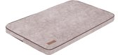 Dogs Lifestyle benchkussen misty taupe L: 90x55x5 cm