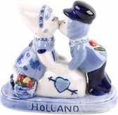 Kuspaar 10 Cm Love Holland Delfts Blauw - Souvenir
