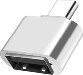 50CAL OTG adapter USB-C naar USB-A female (wit)