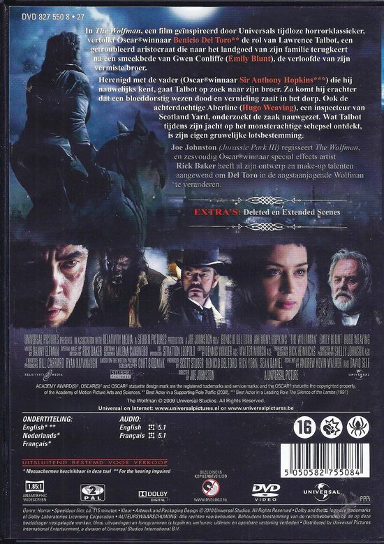 WOLFMAN (DVD), Benicio Del Toro | DVD | bol.com