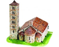 Domenech Bouwpakket Kerk van Sant Climent de Taüll - Steenbouwset vanaf 15 jaar