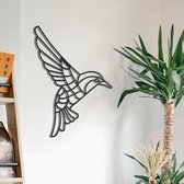 Metalen wanddecoratie Abstract Bird - 50x70cm