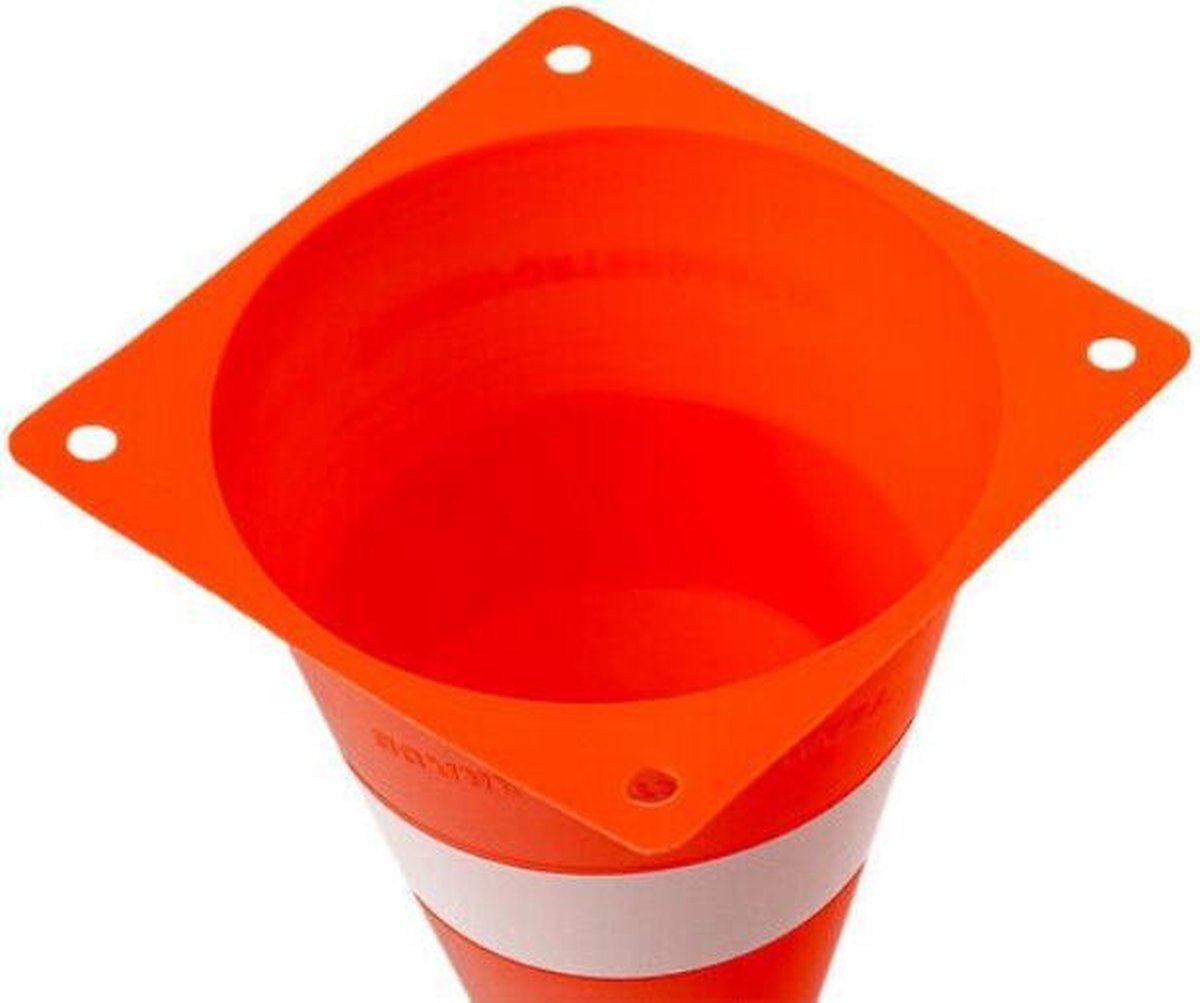 QWORK® 4 stuks 45cm opvouwbare verkeerskegels, reflecterende