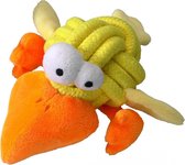 Coockoo Bobble giant, knotplush Geel 10cm