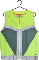 Gofluo - Fluo hesje Volwassenen Rocco - Reflecterend - Mesh - Veiligheidsvest - Fiets accessoires - XL - Khaki