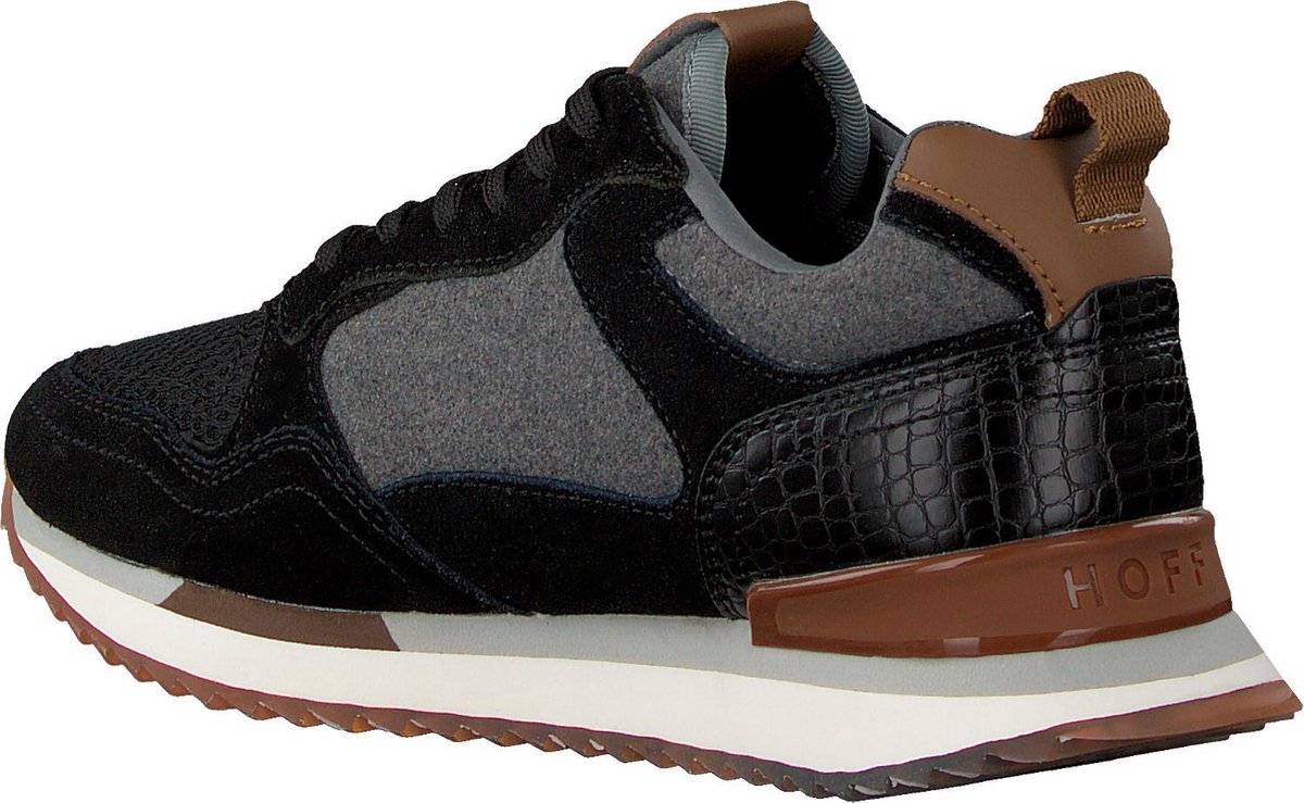 HOFF Vrouwen Leren Lage sneakers / Damesschoenen London - Zwart - Maat 36 |  bol.com