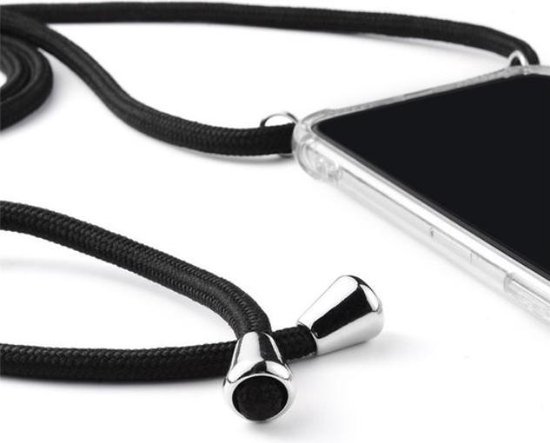 Telefoonhoesje met koord iPhone 11 -  Zwart - Merkloos