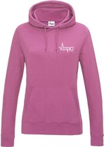 FitProWear  Hoodie Dames - Roze  - Maat XS - Dames  - Trui - Slim Fit - Slim Fit Trui - Getailleerde trui - Trui getailleerd - Sporttrui - Sweater - Hoodie - Katoen / Polyester - T