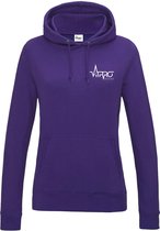 FitProWear  Hoodie Dames - Licht paars  - Maat M - Dames  - Trui - Slim Fit - Slim Fit Trui - Getailleerde trui - Trui getailleerd - Sporttrui - Sweater - Hoodie - Katoen / Polyest