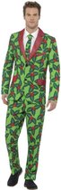 Smiffys Kostuum -XL- Holly Berry Suit Rood/Groen