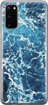 Samsung Galaxy S20 hoesje siliconen - Oceaan - Soft Case Telefoonhoesje - Natuur - Blauw