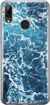 Huawei P Smart 2019 hoesje - Oceaan - Soft Case Telefoonhoesje - Natuur - Blauw