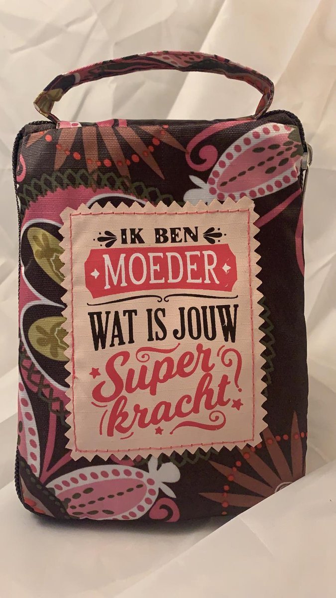 Historyandheraldry Shopper Bag Dames Met Leuke Tekst Ik Ben Moeder Wat Is Jouw 