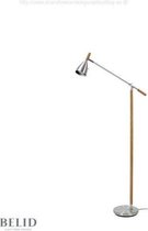 Belid - Vloerlamp Frank 2.0 Aluminium/Oak 133,6 cm