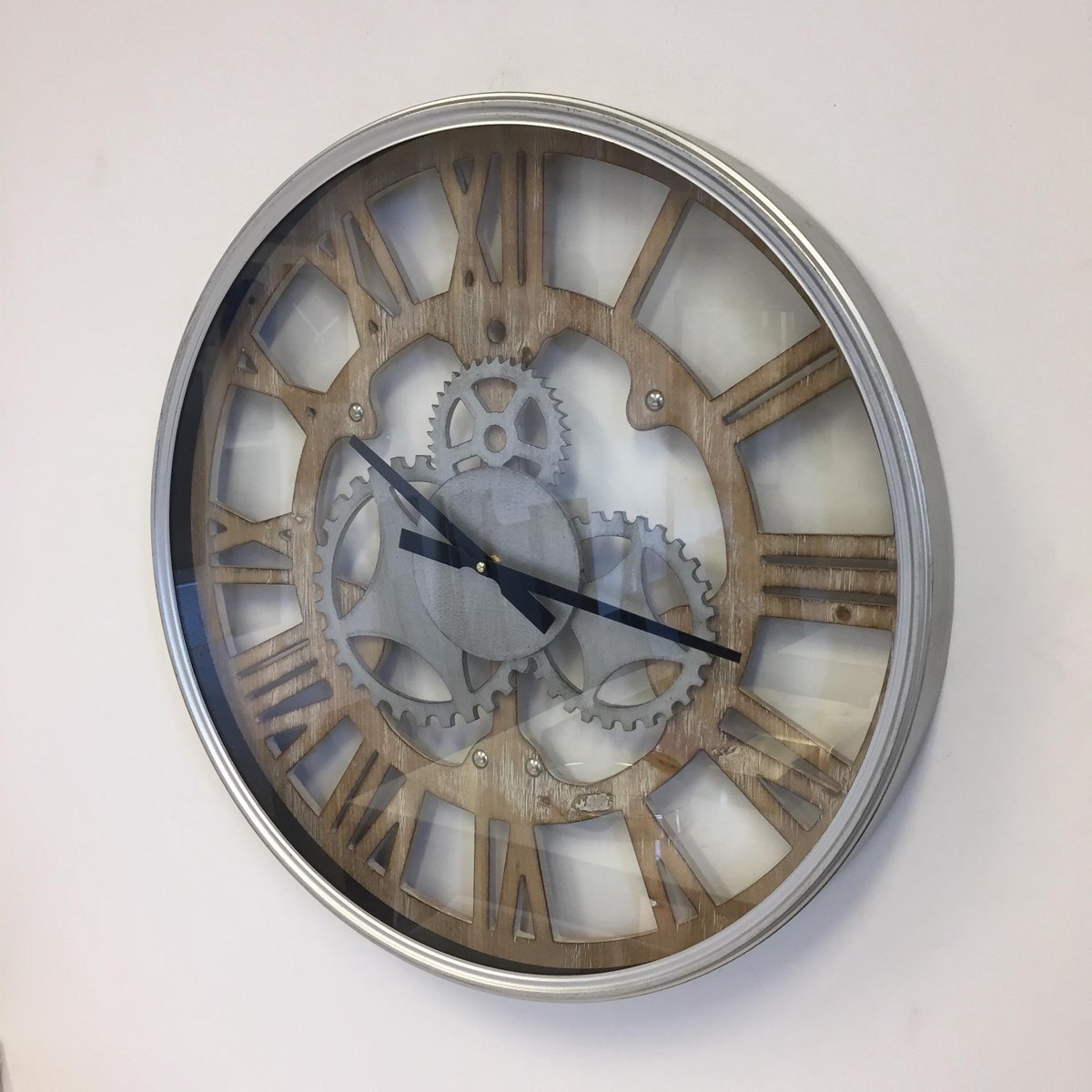 Wandklok Tiberius Vintage Industrieel Design
