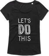 Workout T-shirt - Workout T-shirt - Dance T-shirt - Zumba T-shirt - Sport T-shirt - Gym T-shirt - Lifestyle T-shirt  Casual T-shirt - Let's Do This - M