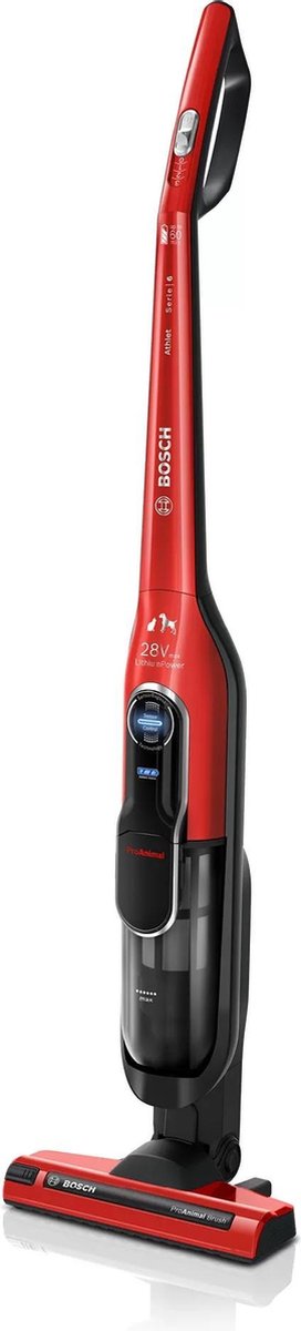 Bosch BCH86PET1 Accu Steelstofzuiger Rood | bol