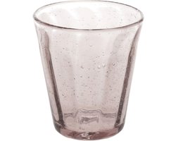 Tognana - Kolors - CADEAU tip - Waterglas - tumbler - 34cl - Mond geblazen - Ciclamino Roze/ Pink - set a 12 stuks
