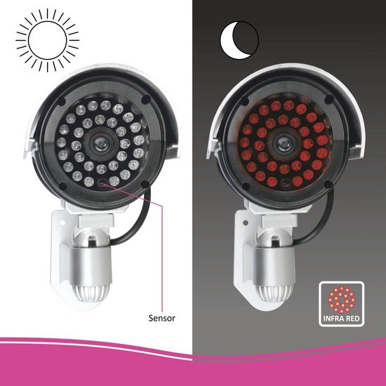 ELRO CDB25S-2 Outdoor Dummy Camera met LED's - 2 Pack van Elro — afbeelding 5