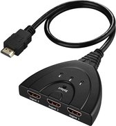 Switch HDMI 1080 HD 3 PORTS - Commutateur - Pigtail - 3 sorties.