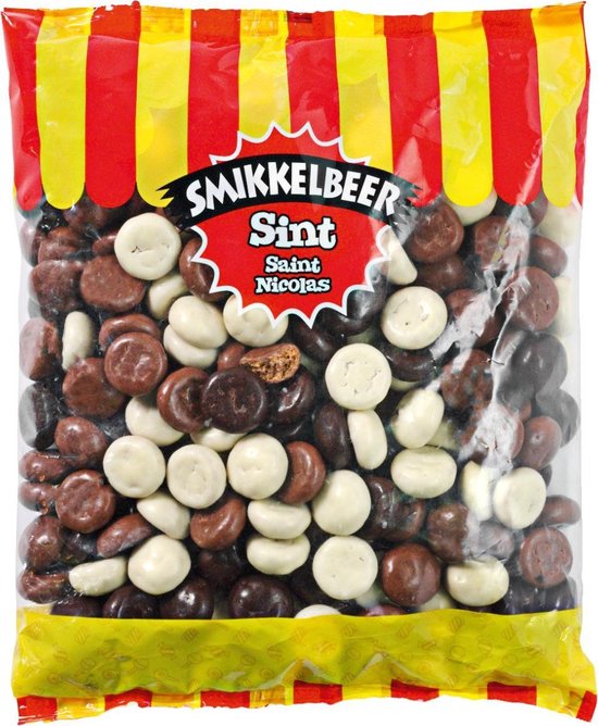 Chocolade Pepernoten Mix Smikkelbeer XL ZAK 1 KILO! cadeau |