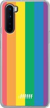 OnePlus Nord Hoesje Transparant TPU Case - #LGBT #ffffff