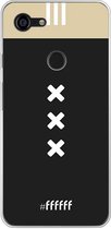 Google Pixel 3 XL Hoesje Transparant TPU Case - AFC Ajax Uitshirt 2018-2019 #ffffff