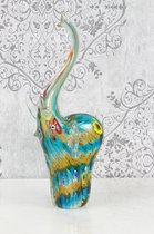 Murano Style Glasfiguur Olifant