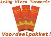 3x30g Vicco turmeric gezichtscreme met kurkuma - Voordeelpakket!
