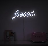 Fooooood Led Neon Sign - Neon Verlichting - Vector - Neon Lamp Muur - Neon Wandlamp - Dimbaar - Neon Light -