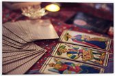 Forex - Tarot Kaarten  - 60x40cm Foto op Forex