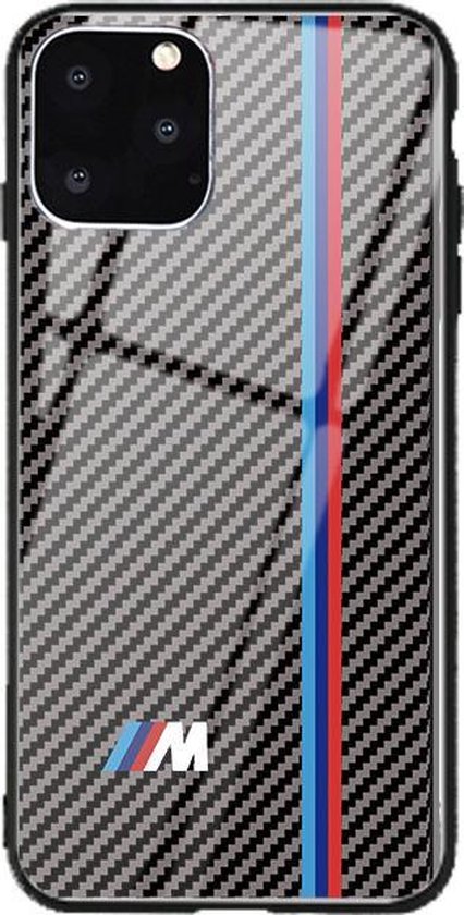 puberteit Op maat Benodigdheden iPhone 11 Case - Beschermhoes - BMW M - 9H gehard glas - Hoesje voor de  iPhone 11 -... | bol.com