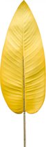 Kunstblad Canna geel 100 cm