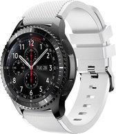 watchbands-shop.nl Siliconen bandje - Samsung Gear S3 - Wit