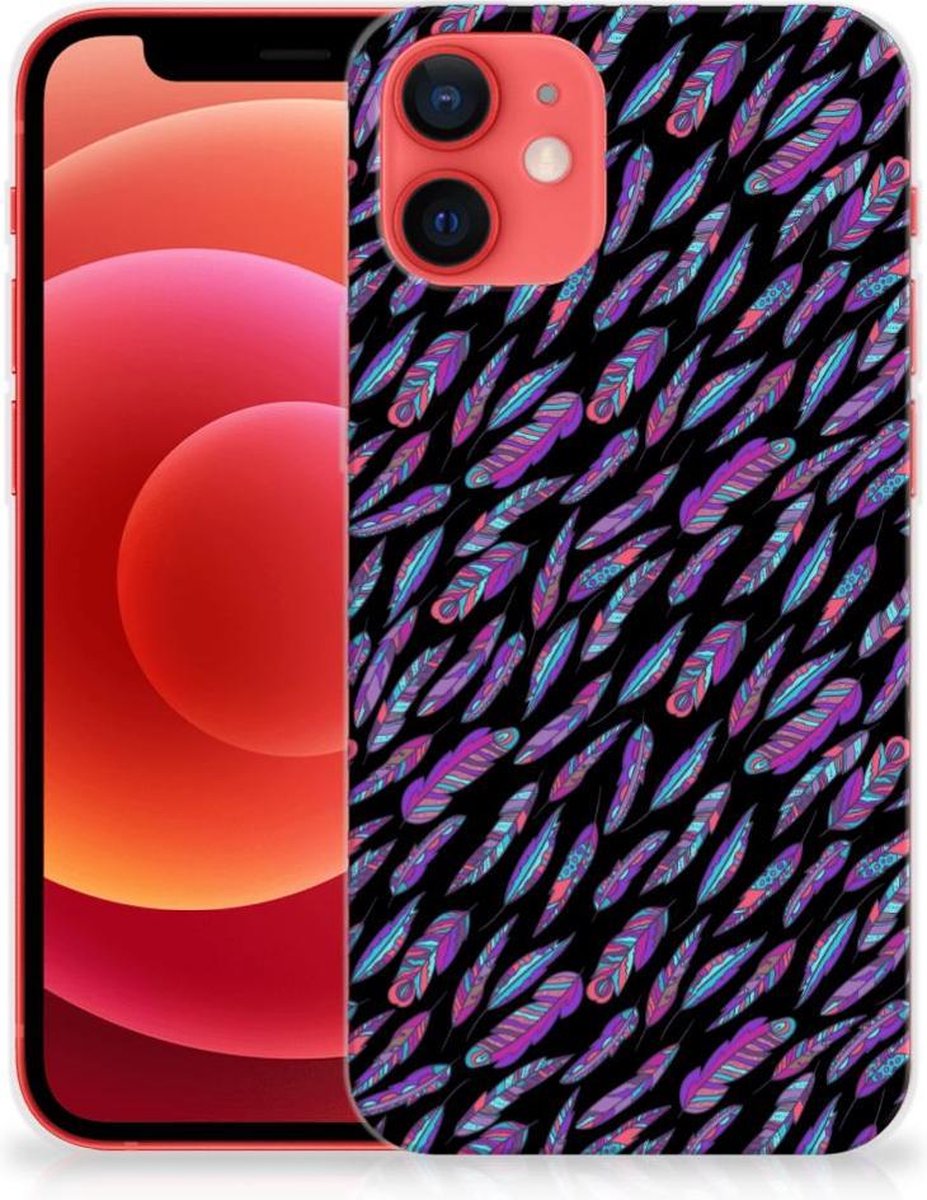 iPhone 12 Mini TPU bumper Feathers Color
