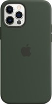 Apple Siliconenhoesje met MagSafe voor iPhone 12 / 12 Pro - Cyprus Groen