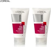 Loreal Paris Studio Line Essentials Fix & Force Gel Super Strong - 2x 150ml - Oramint oral Care Kit