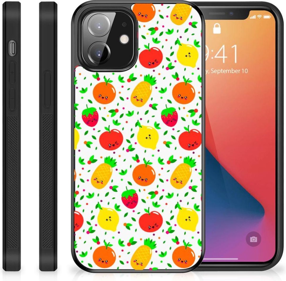 iPhone 12 Mini Silicone Case Fruits