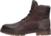 SUB55 Heren veterschoenen Veterschoenen Hoog - donkerbruin - Maat 42