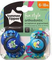 Tommee Tippee Fun Style Fopspeen 6-18m - 2 Stuks