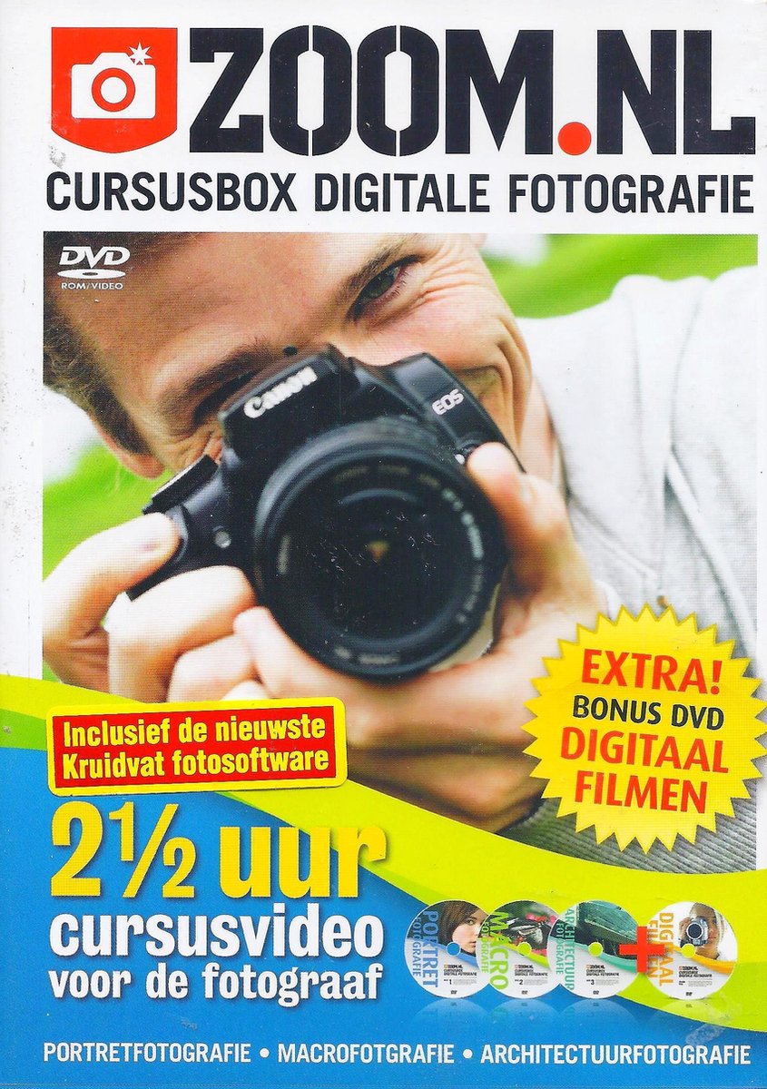 Tussen Haalbaar Reizen Zoom.NL Cursus Digitale Fotografie Complete Cursus Zelfstudie Thuiscursus.  Taal... | bol.com