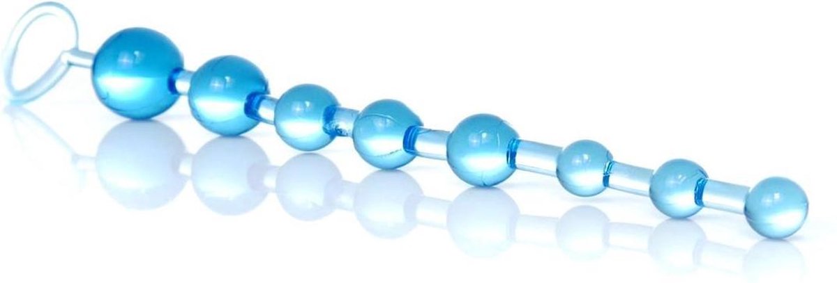 Goedkoopste Anale Kettting - Jelly Anal - 10 Beads clear