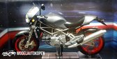 Ducati 900 Monster S4 (Grijs) (12 cm) 1/24 Atlas - Modelmotor - Schaalmodel - Model motor - Miniatuurmotor - Miniatuur motor